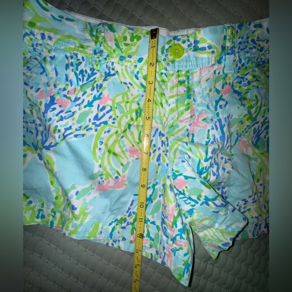 Lilly Pulitzer Blue Heaven Callahan Shorts Size 10. Resort Wear VGUC - Picture 9 of 9